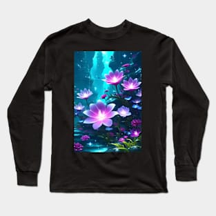 Beautiful fantasy flowers Long Sleeve T-Shirt